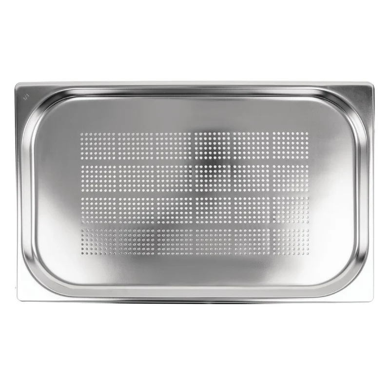 Bac Gastronorme inox perforé GN 1/1 20mm Vogue