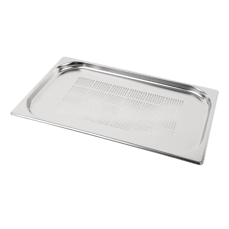 Bac Gastronorme inox perforé GN 1/1 20mm Vogue