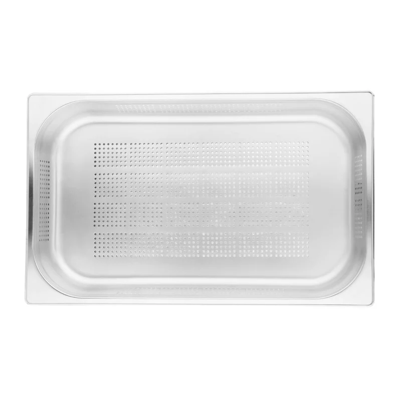 Bac Gastronorme inox perforé GN 1/1 65mm Vogue
