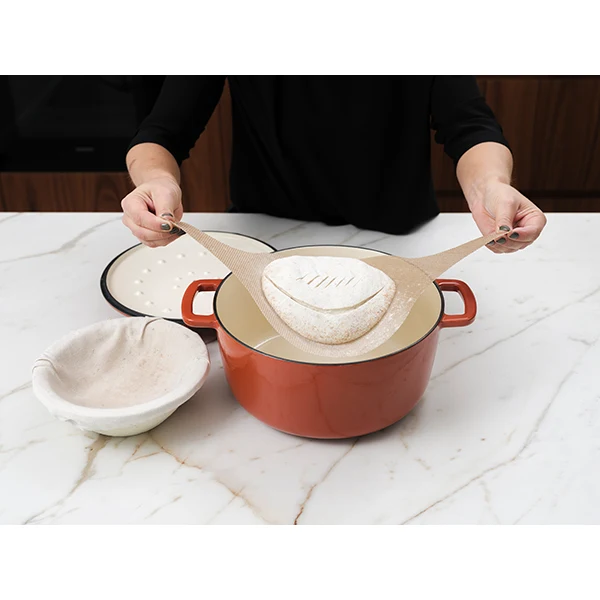 Feuille pour pain à la cocotte en fibre de verre 23 cm NoStik