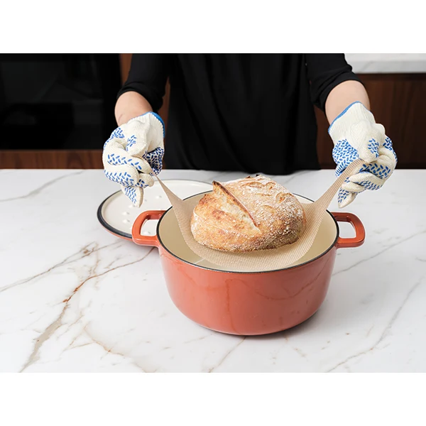 Feuille pour pain à la cocotte en fibre de verre 23 cm NoStik