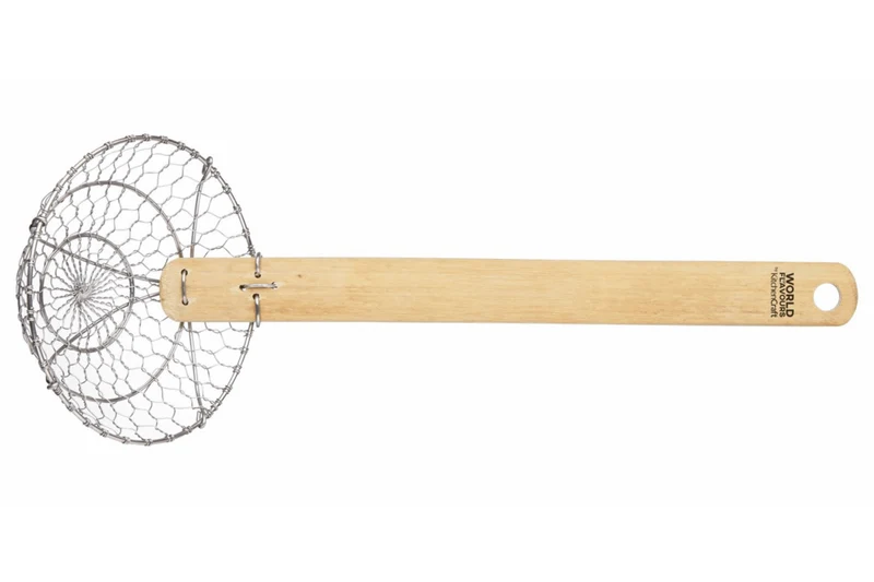 Écumoire orientale KitchenCraft World of Flavours en bambou 33cm