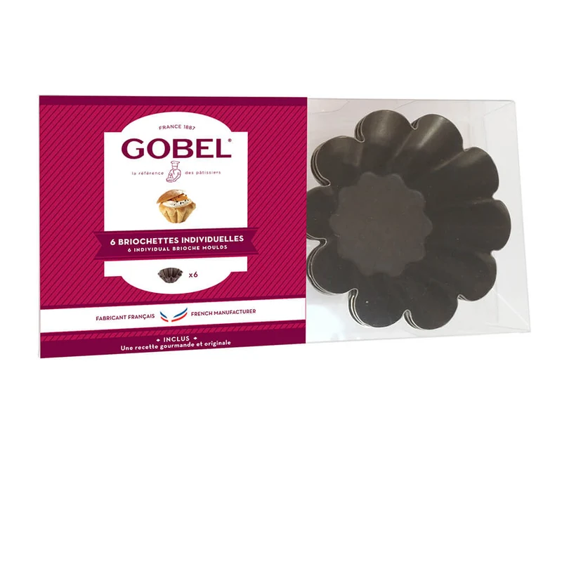 6 Moules à briochettes - GOBEL