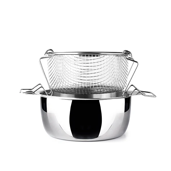 Friteuse avec panier et couvercle 20 cm Ibili