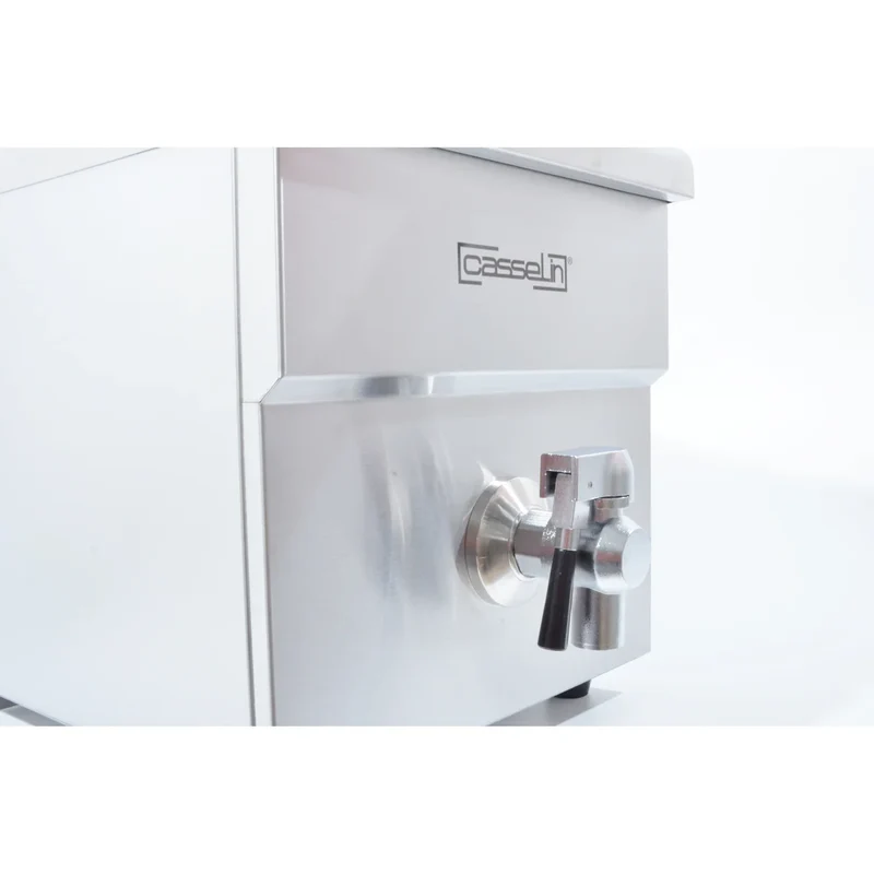 Friteuse à induction Casselin 8 L avec robinet de vidange