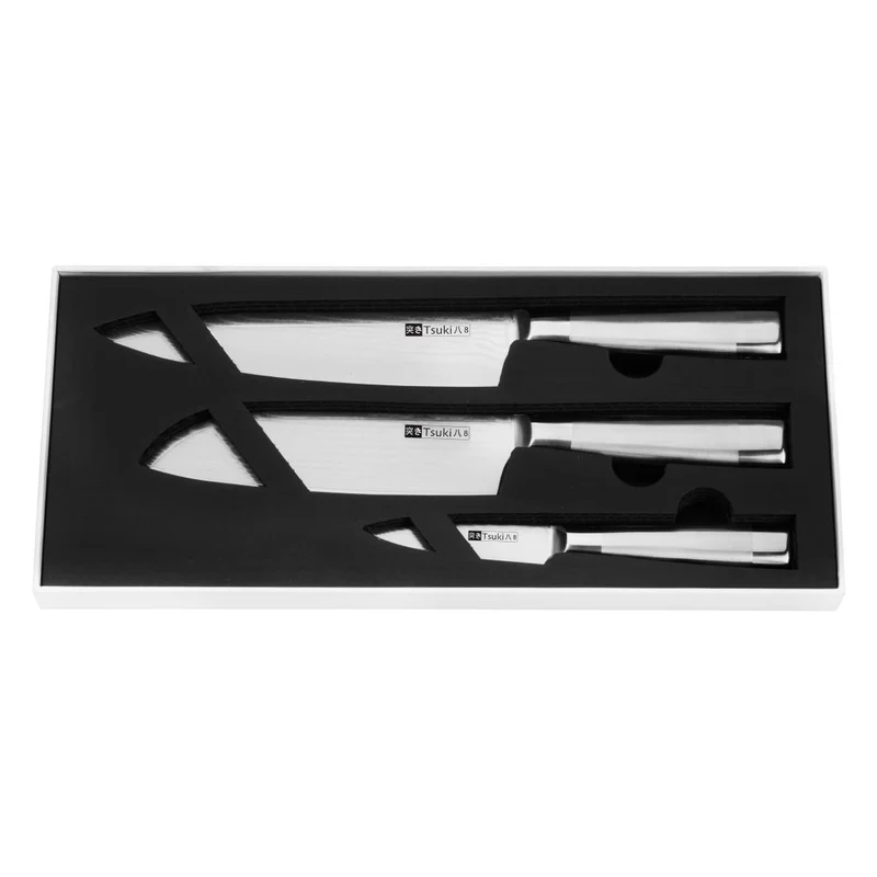 Ensemble de 3 couteaux Vogue Tsuki Series 8