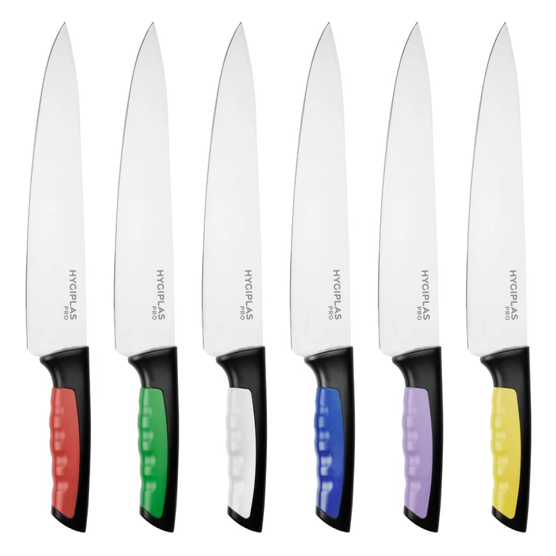 Couteau de cuisine Hygiplas Pro blanc 25cm