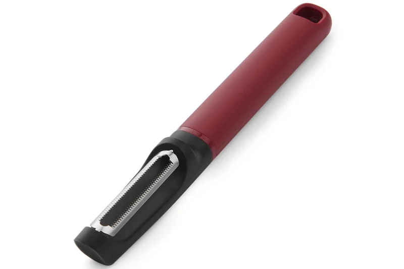 Éplucheur Kitchen Aid Euro lame dentée double tranchant en acier inoxydable