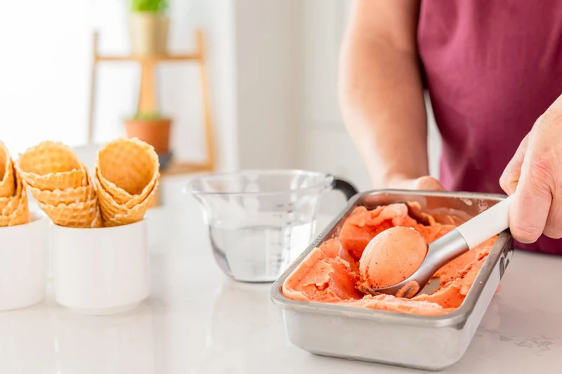 Cuillère à glace Kitchen Aid en acier inoxydable