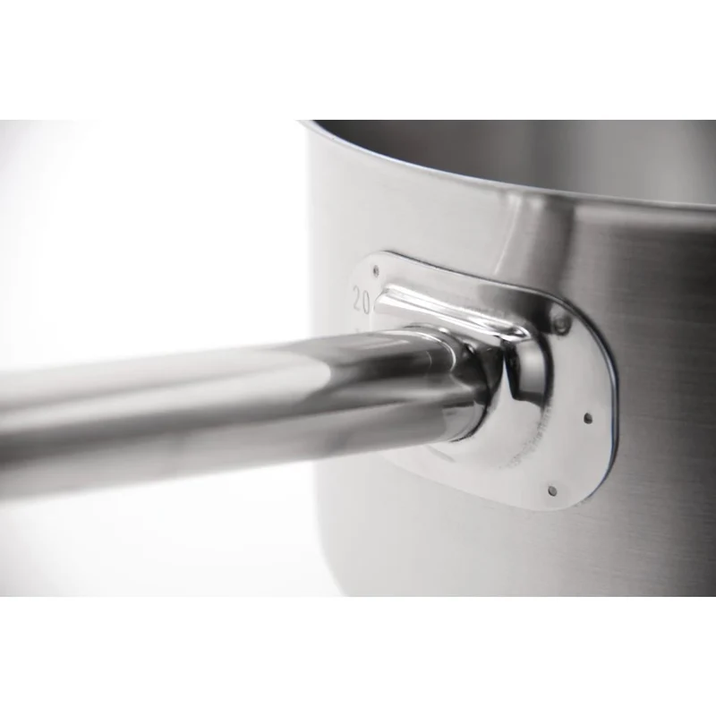 Casserole en inox avec couvercle Vogue 5L