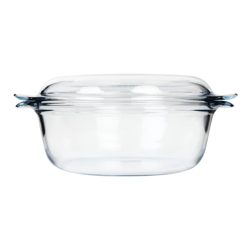 Cocotte ronde en verre Pyrex 5,1L