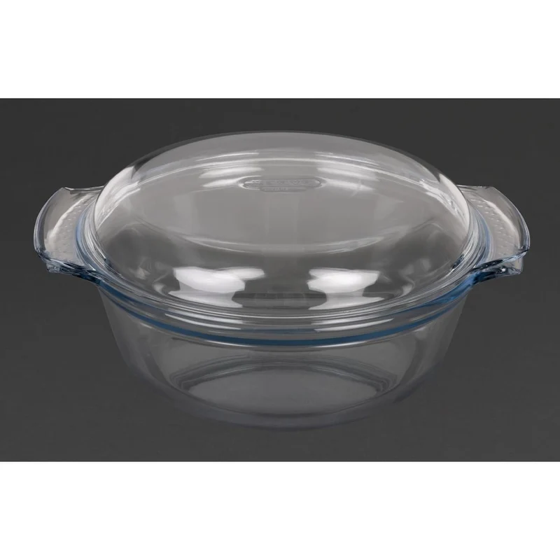 Cocotte ronde en verre Pyrex 5,1L
