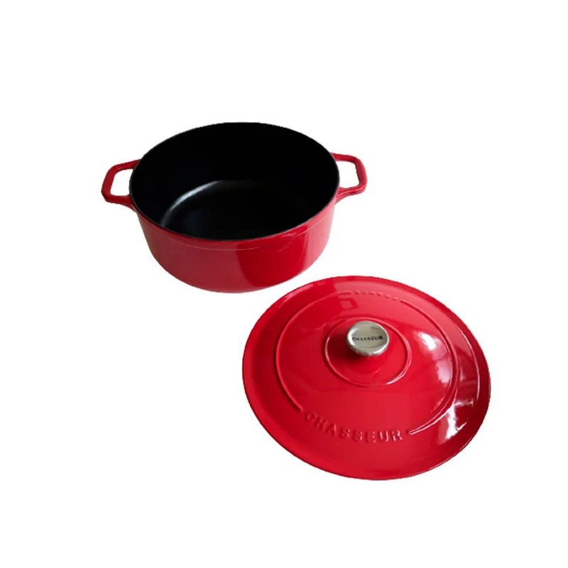Cocotte Fonte Ronde Rouge Le Chasseur Invicta