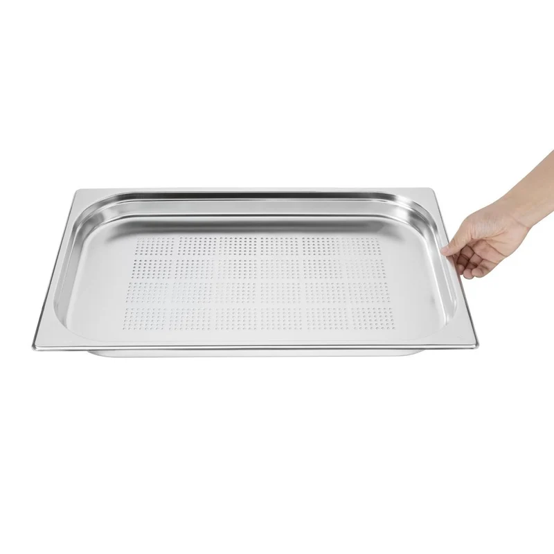 Bac Gastronorme inox perforé GN 1/1 40mm Vogue