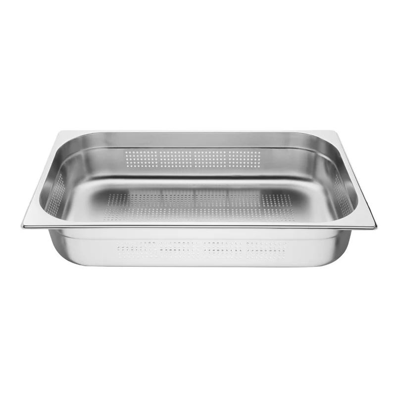 Bac Gastronorme inox perforé GN 1/1 100mm Vogue