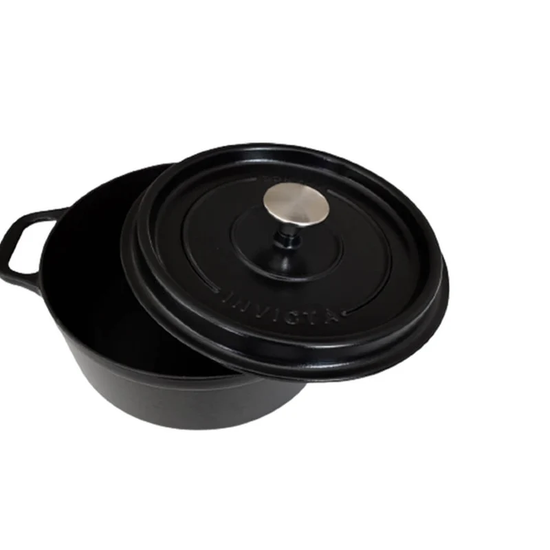 Cocotte Mijoteuse Fonte ronde noir Invicta