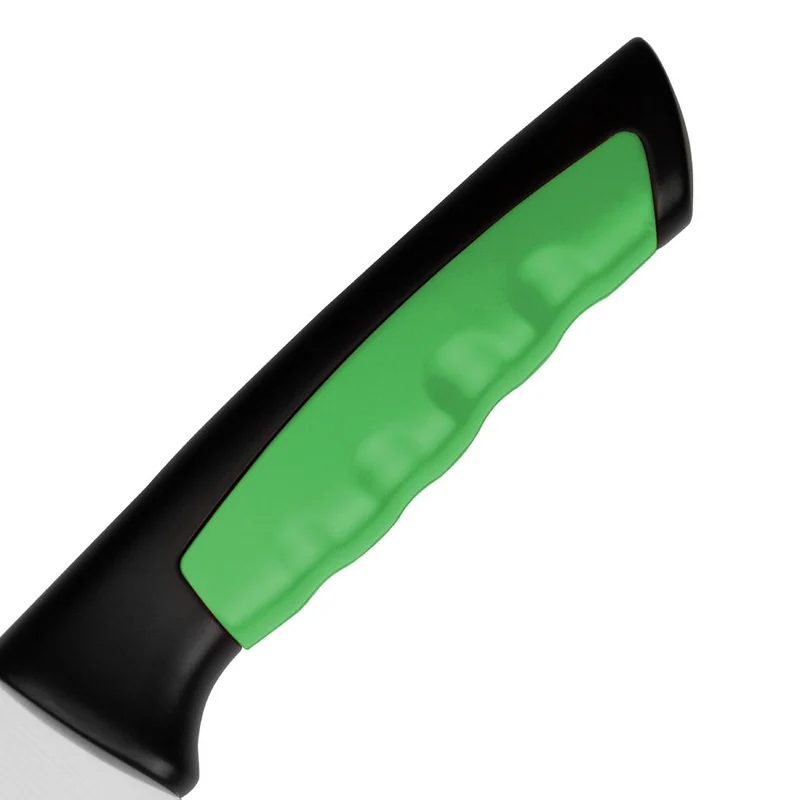 Couteau de cuisine Hygiplas Pro vert 21,5cm