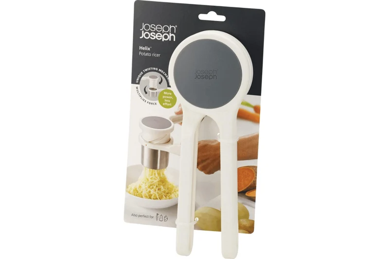 Presse-purée Joseph Joseph Helix en acier inoxydable et nylon
