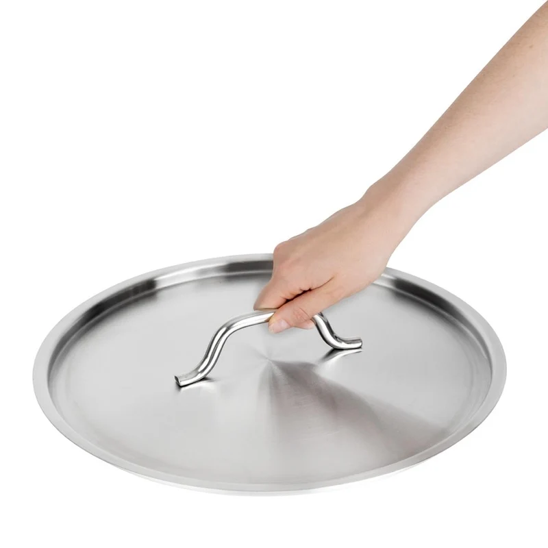 Couvercle en acier inoxydable Vogue 360mm