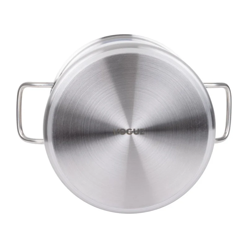 Marmite haute en acier inoxydable Vogue 240mm