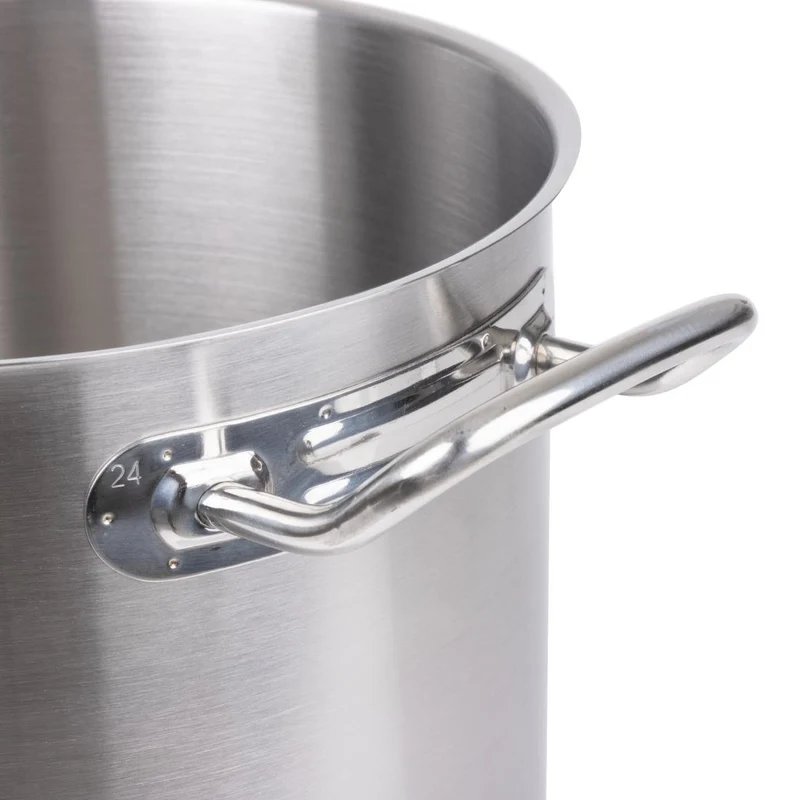 Marmite haute en acier inoxydable Vogue 240mm
