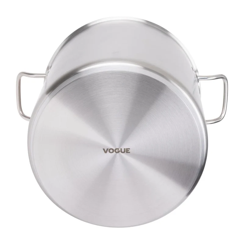 Marmite haute en acier inoxydable Vogue 300mm
