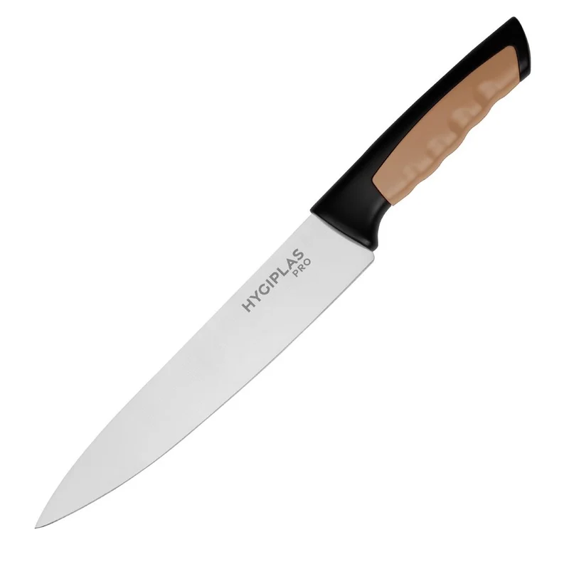 Couteau de cuisine Hygiplas Pro marron 21,5cm