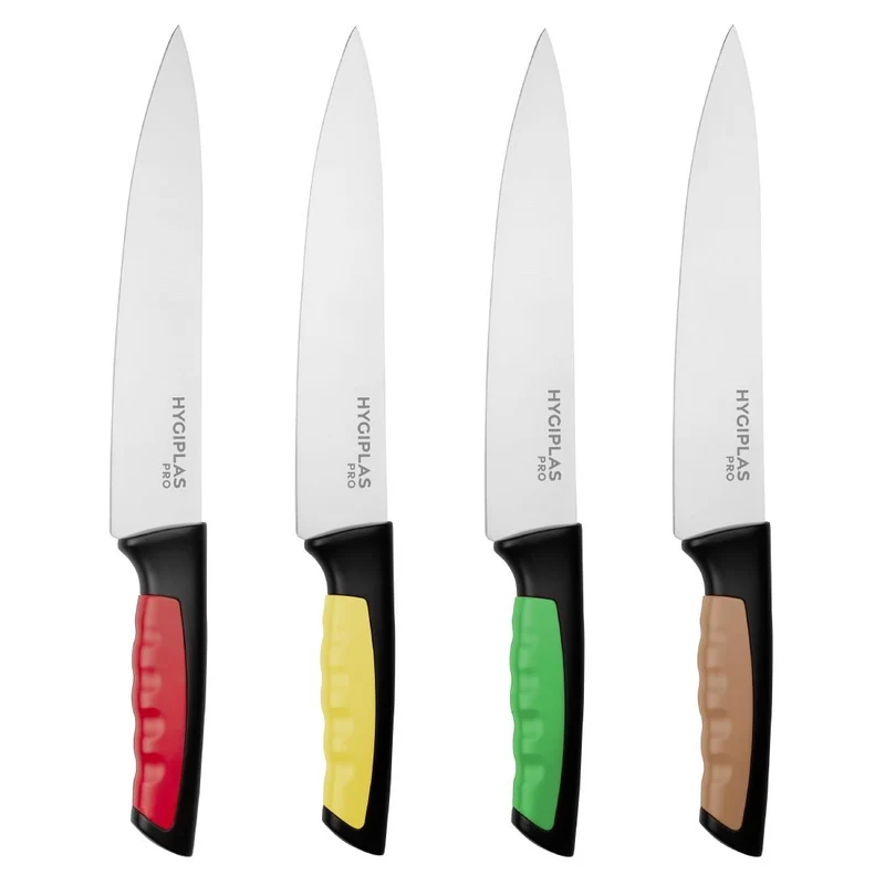 Couteau de cuisine Hygiplas Pro marron 21,5cm