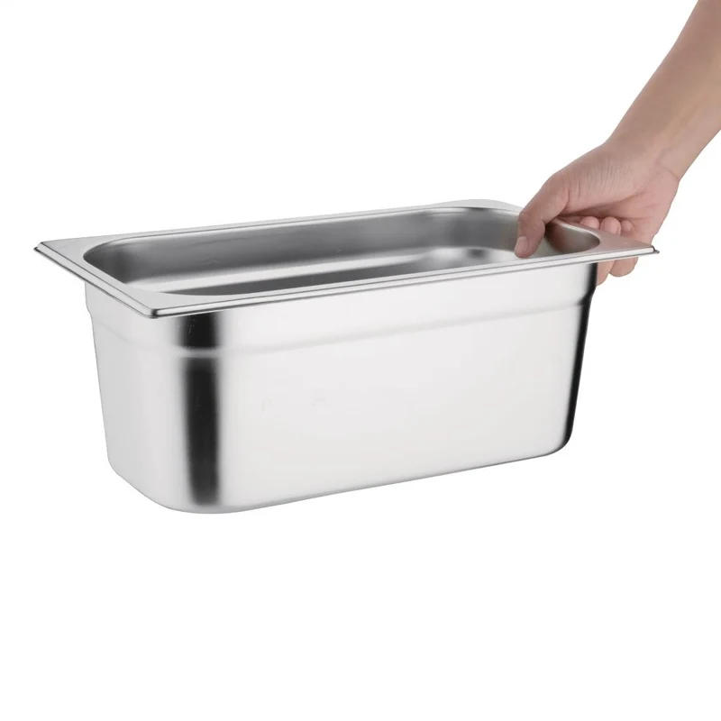 Bac Gastronorme inox GN 1/3 100mm Vogue