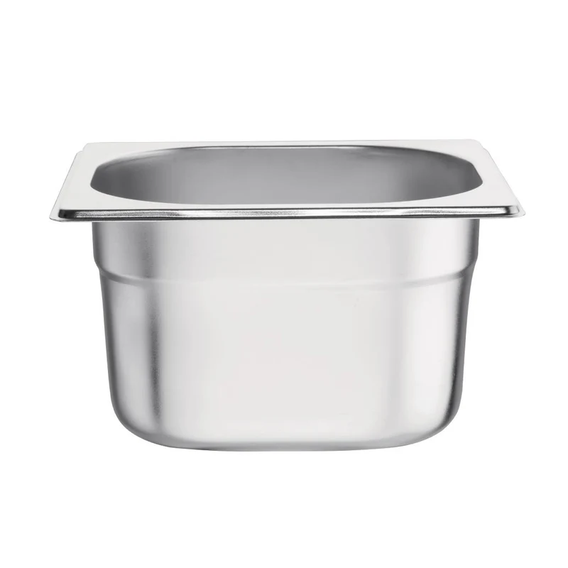 Bac Gastronorme inox GN 1/6 100mm Vogue