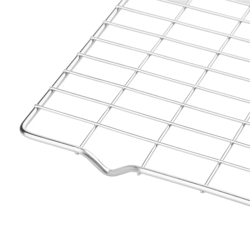 Grilles de refroidissement en acier inoxydable Nisbets Essentials 432x254mm (lot de 2)