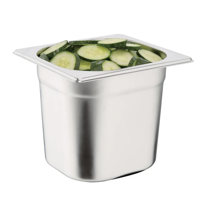 Bac Gastronorme inox GN 1/6 150mm Vogue