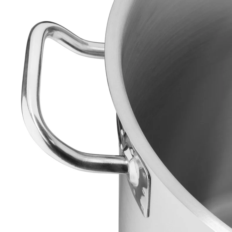Marmite haute en acier inoxydable Vogue 400mm