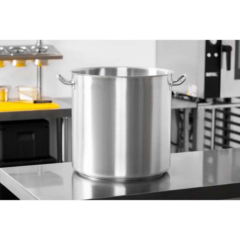 Marmite haute en acier inoxydable Vogue 400mm