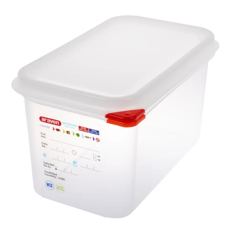 Boîte alimentaire GN 1/4 Araven 4,3L (lot de 4)