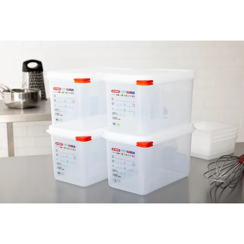 Boîte alimentaire GN 1/4 Araven 4,3L (lot de 4)