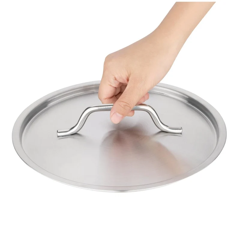Couvercle en acier inoxydable Vogue 240mm