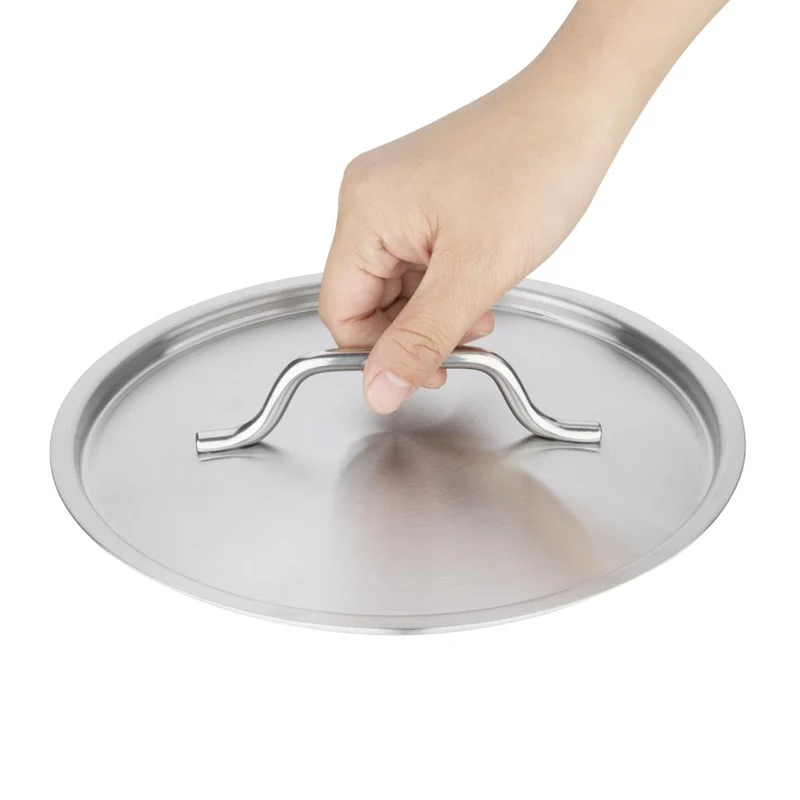 Couvercle en acier inoxydable Vogue 200mm