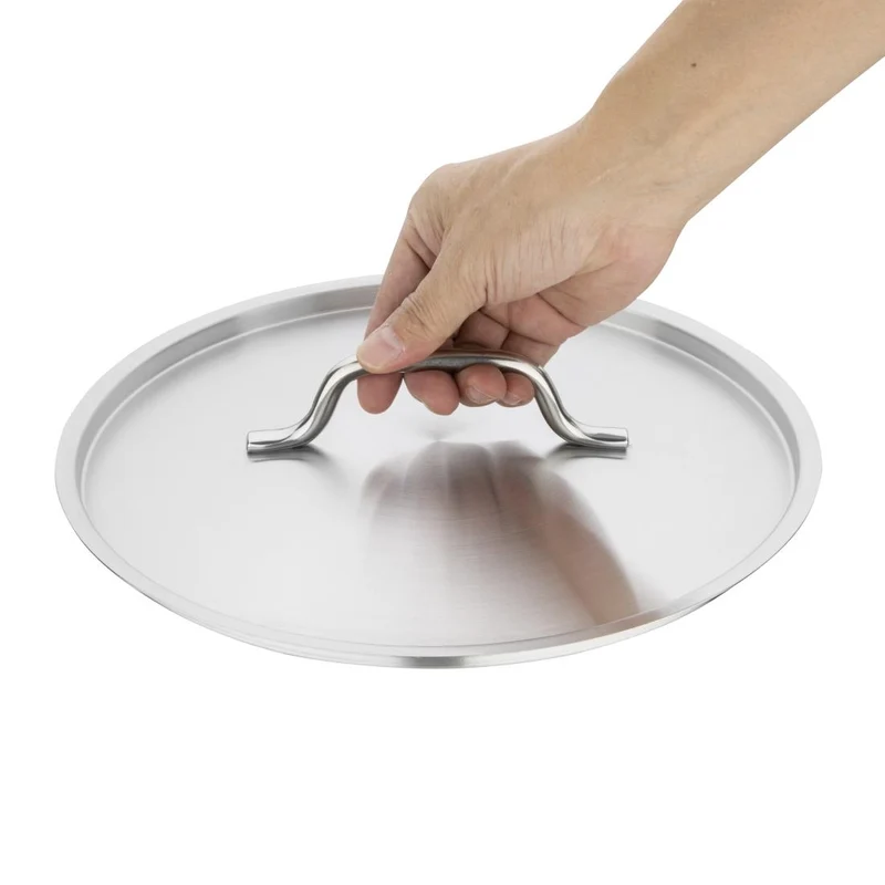 Couvercle en acier inoxydable Vogue 280mm