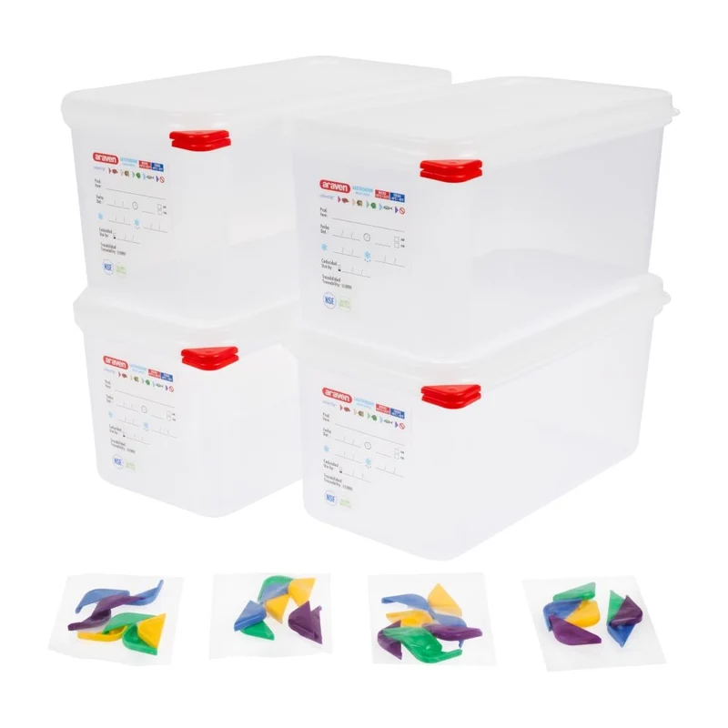 Boîte alimentaire GN 1/3 Araven 6L (lot de 4)