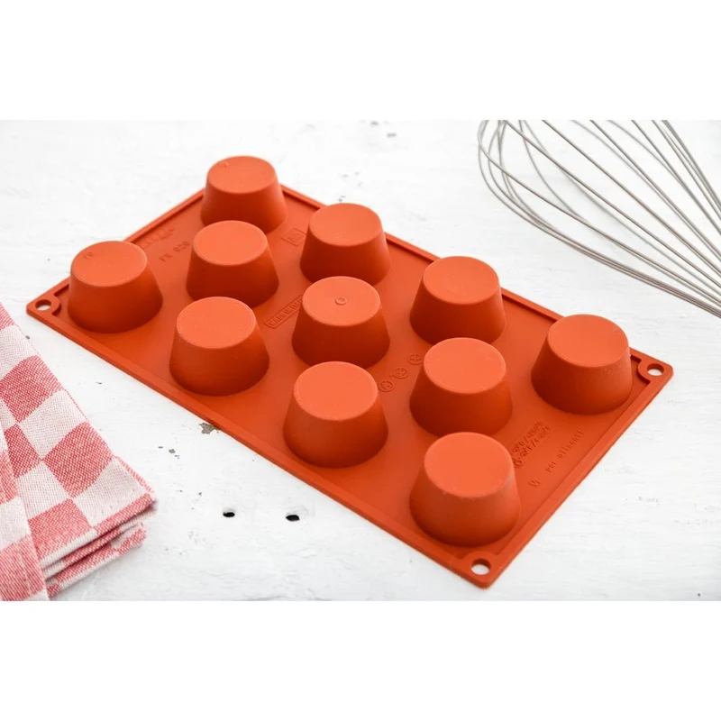 Plaque 11 mini-muffins en silicone Pavoni Formaflex
