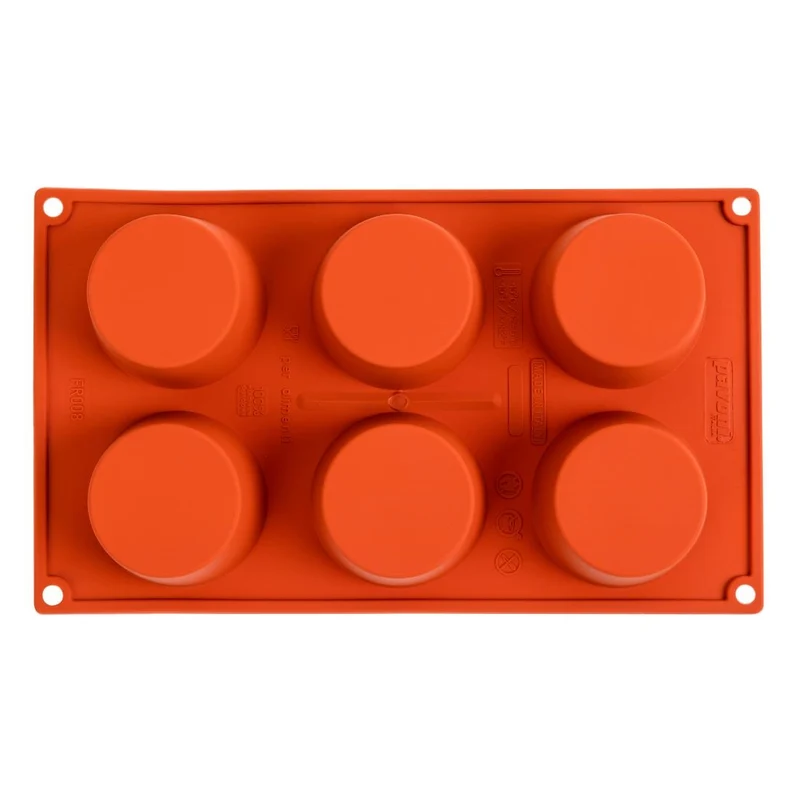 Plaque 6 muffins en silicone Pavoni Formaflex