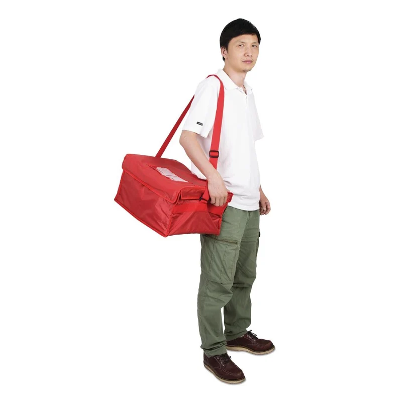 Grand sac de livraison pizza isotherme en nylon Vogue