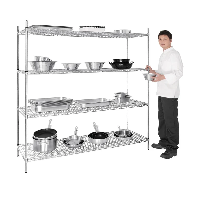 Étagère en kit 4 niveaux Vogue 1830 x 610mm