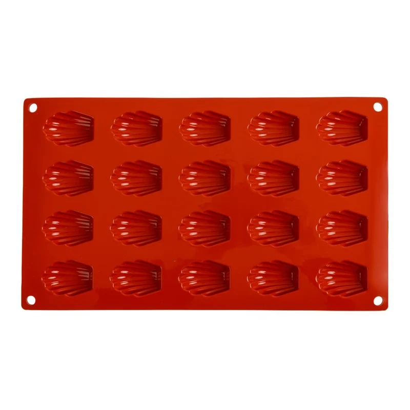 Plaque 20 mini-madeleines en silicone Pavoni Formaflex
