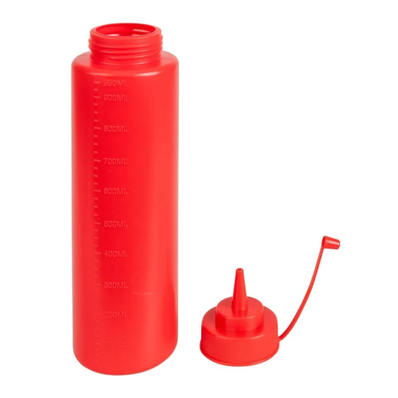 Distributeur de sauce Vogue 1L rouge