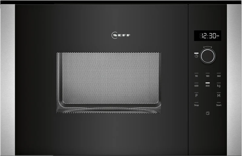 Micro-ondes encastrable NEFF HLAWD23N1F Noir Inox