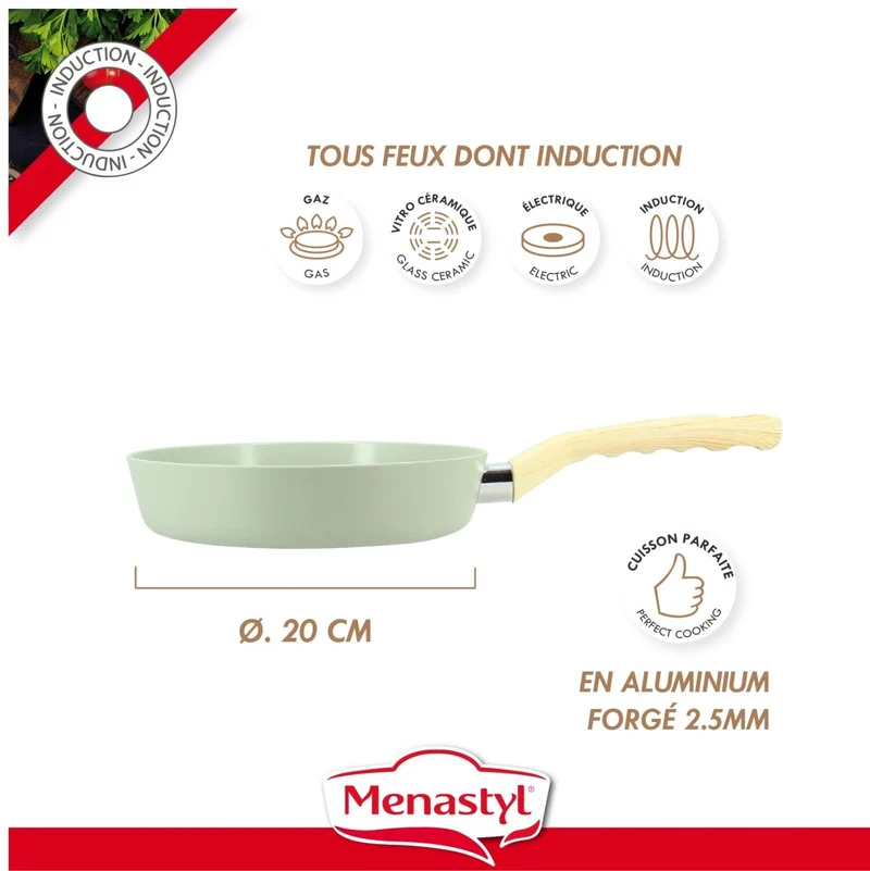 Set de 3 Poêles Colorama 20/24/28 cm