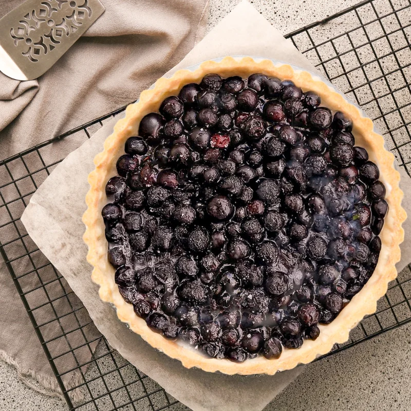 Tarte aux myrtilles
