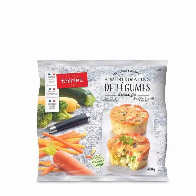 4 Mini gratins de légumes